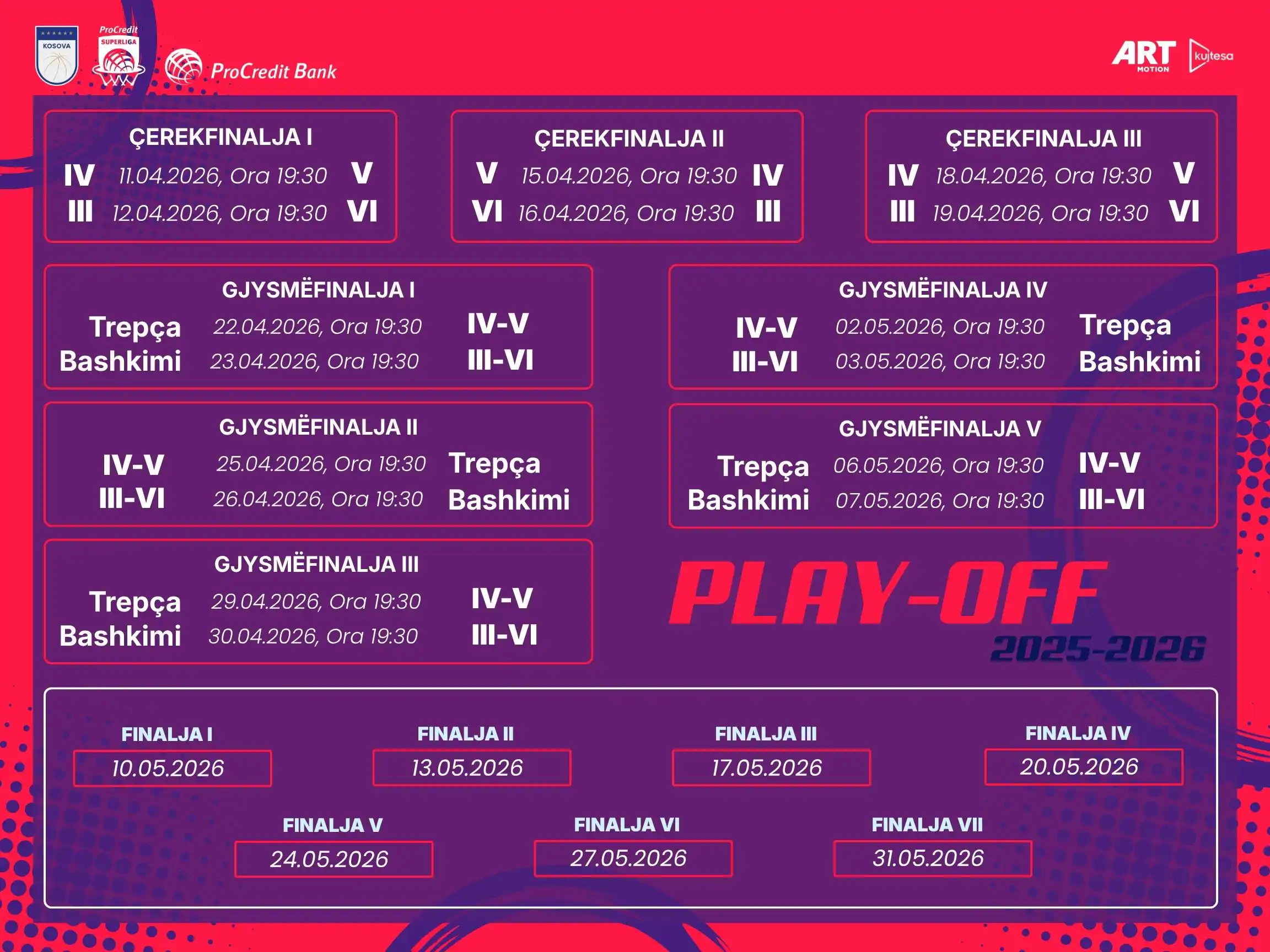 Orari i “Play-off”-it 